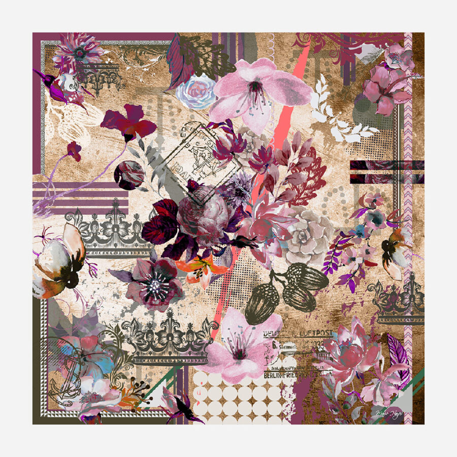 90 x 90 Silk Scarf