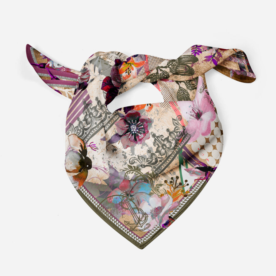 90 x 90 Silk Scarf - Image 2