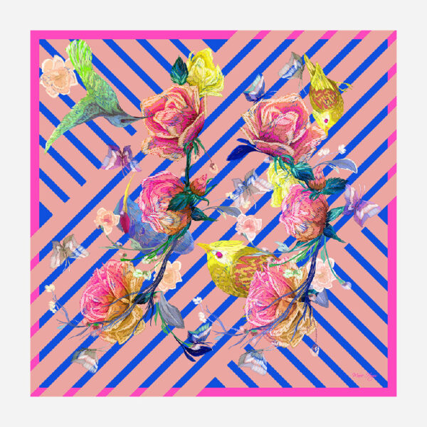 90 x 90 Silk Scarf