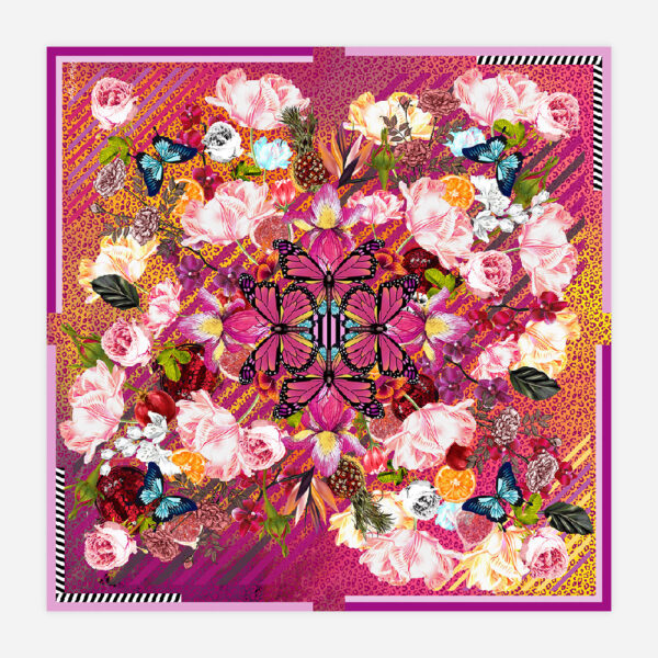90 x 90 Silk Scarf