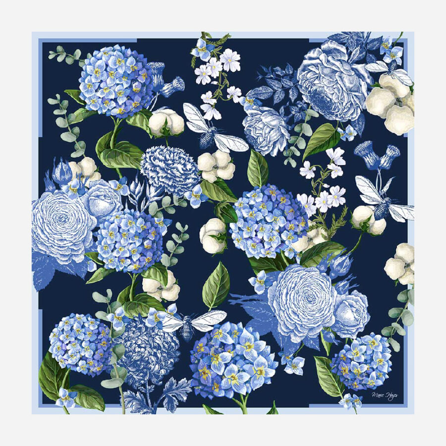 90 x 90 Silk Scarf